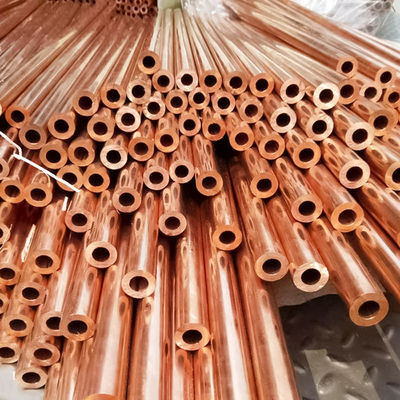 ASTM B280 Air Conditioner Copper Tube With Greenish Black Streak
