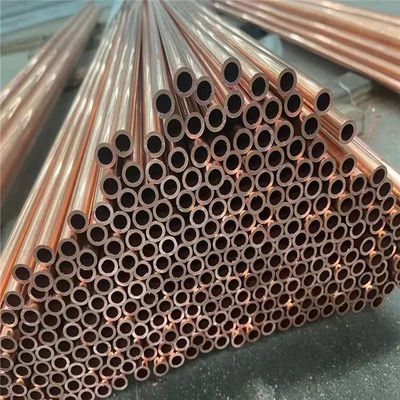 Orange Red Cu Ductile C12200 Copper Pipe Tube 2m Length