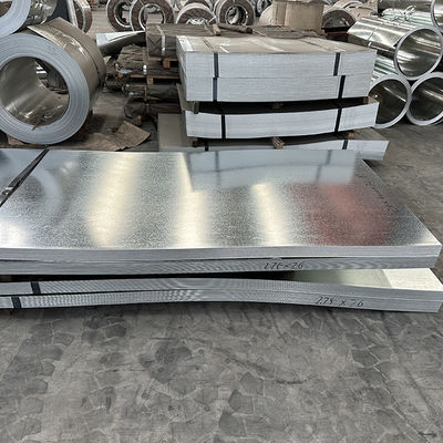 Standard Zinc Coated Steel Metal Sheets 0.12-4.0mm For Various Applications