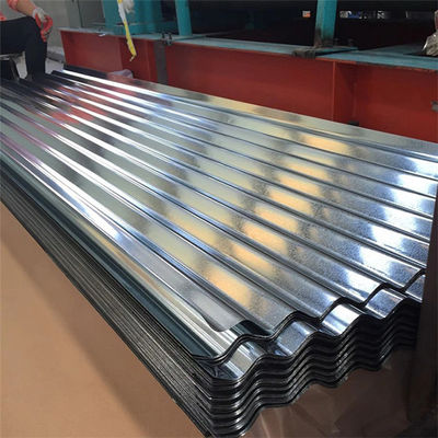 Glazed Zinc Corrugated Steel Roofing Sheet For Residential Buildings