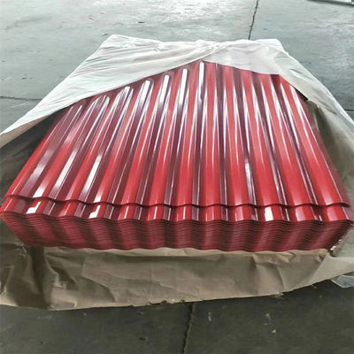 Black Glazed Galvanized Corrugated Steel Roofing Sheet Abrasion Resistant