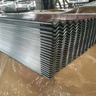 High Breaking Strength Color Coated Corrugated Steel Roofing Sheets Rectangle