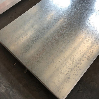 Standard Zinc Coated Steel Metal Sheets 0.12-4.0mm For Various Applications